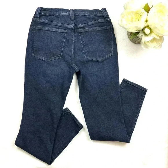 MADEWELL 10” Highrise Skinny Med Wash Faded Whisker Stretch Ankle Jean Size 27 - Picture 7 of 15